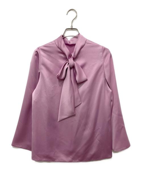 ANAYI（アナイ）ANAYI (アナイ) クリンプサテンケープ ブラウス ピンク サイズ:38 未使用品の古着・服飾アイテム