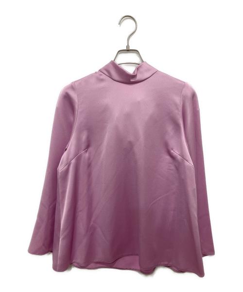 ANAYI（アナイ）ANAYI (アナイ) クリンプサテンケープ ブラウス ピンク サイズ:38 未使用品の古着・服飾アイテム