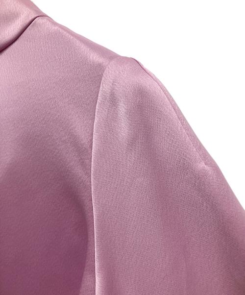 ANAYI（アナイ）ANAYI (アナイ) クリンプサテンケープ ブラウス ピンク サイズ:38 未使用品の古着・服飾アイテム