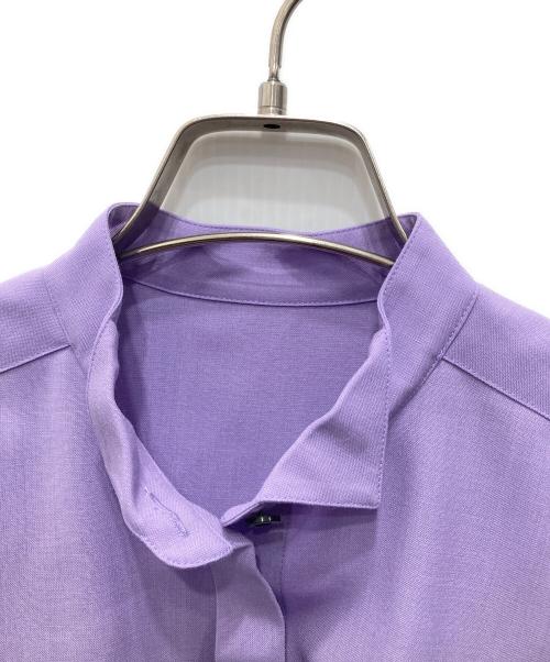 LE PHIL（ル フィル）LE PHIL (ル フィル) ライトウールスリットスリーブブラウス ラベンダー サイズ:F 未使用品の古着・服飾アイテム