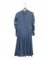 ANAYI（アナイ）の古着「アムンゼンベルト付き切り替え ワンピース」｜ブルー