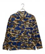 CarHarttカーハート）の古着「カモ柄MICHIGAN COAT」｜ブルー