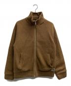 Carhartt WIPカーハート ワークインプログレス）の古着「BANLEY SWEATER JACKET」｜ブラウン