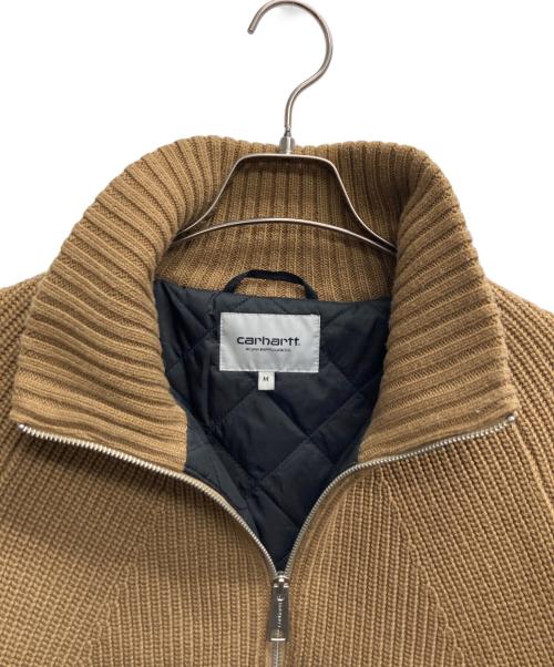 Carhartt WIP（カーハート ワークインプログレス）CARHARTT WIP (カーハート ワークインプログレス) BANLEY SWEATER JACKET ブラウン サイズ:Mの古着・服飾アイテム