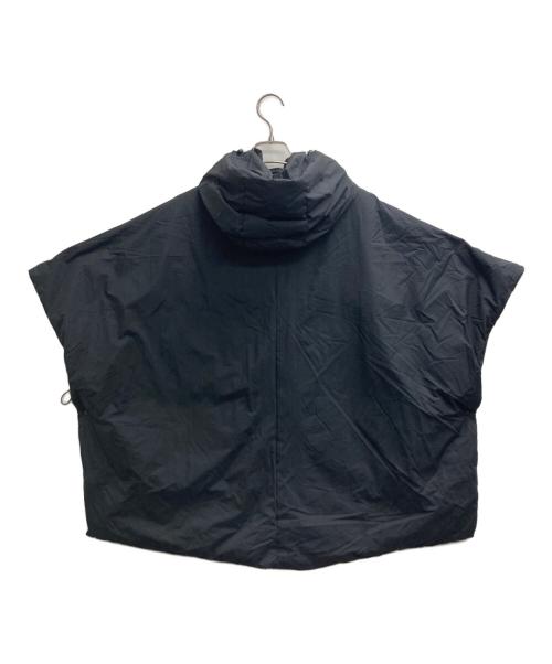 nano・universe（ナノ・ユニバース）nano・universe (ナノ・ユニバース) 西川 (ニシカワ) 2WAY ケープダウン ブラック サイズ:Freeの古着・服飾アイテム