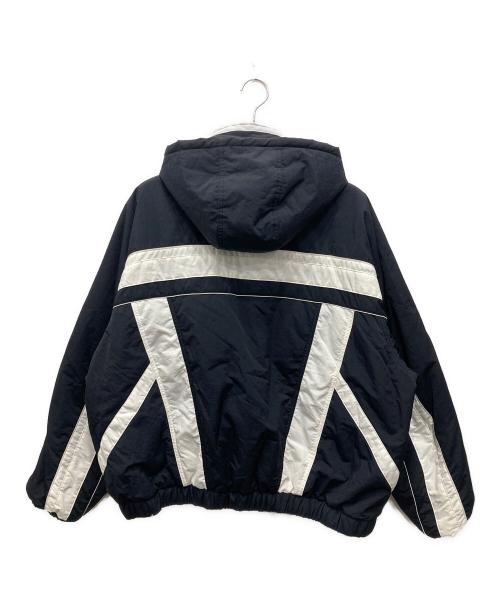 BASICKS（ベイシックス）BASICKS (ベイシックス) パファー ツートーン トラックジャケット ブラック サイズ:Mの古着・服飾アイテム