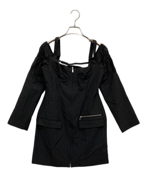 PRANK PROJECT（プランクプロジェクト）PRANK PROJECT (プランクプロジェクト) Off Shoulder Bistier Top ブラック サイズ:Fの古着・服飾アイテム