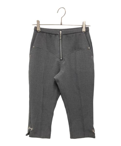 PRANK PROJECT（プランクプロジェクト）PRANK PROJECT (プランクプロジェクト) Front Zip Capri Pants グレー サイズ:SIZE 36の古着・服飾アイテム