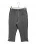 PRANK PROJECT（プランクプロジェクト）の古着「Front Zip Capri Pants」｜グレー