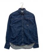 PRANK PROJECTプランクプロジェクト）の古着「Over Denim Shirt」｜ネイビー