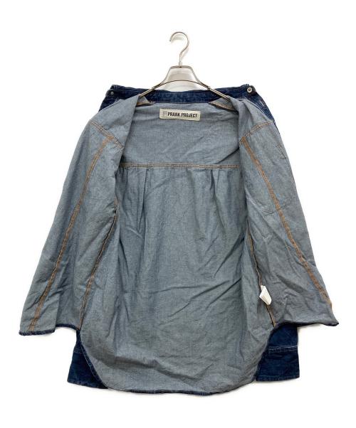 PRANK PROJECT（プランクプロジェクト）PRANK PROJECT (プランクプロジェクト) Over Denim Shirt ネイビー サイズ:Fの古着・服飾アイテム