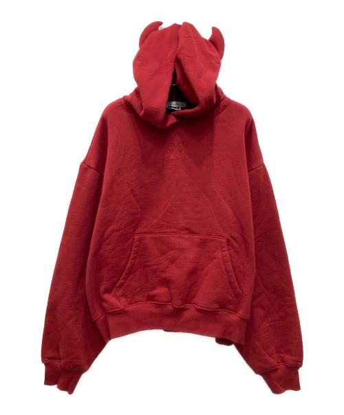 urban Sophistication（アーバンソフィスティケーション）urban sophistication (アーバンソフィスティケーション) FEELS (フィールズ) プルオーバーパーカー レッド サイズ:ｍの古着・服飾アイテム