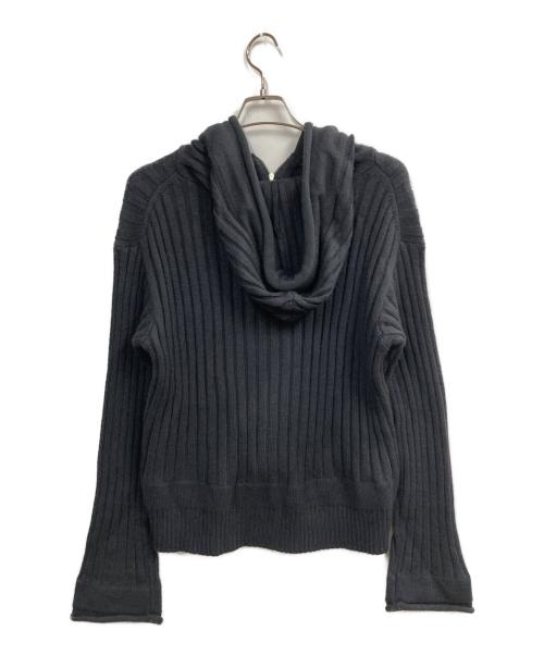PRANK PROJECT（プランクプロジェクト）PRANK PROJECT (プランクプロジェクト) Angola Knit Hoodie グレー サイズ:Freeの古着・服飾アイテム