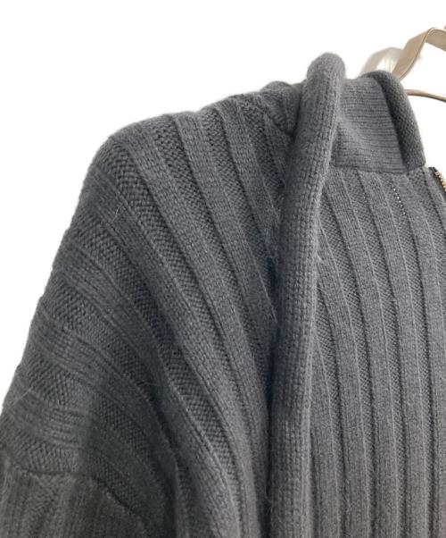 PRANK PROJECT（プランクプロジェクト）PRANK PROJECT (プランクプロジェクト) Angola Knit Hoodie グレー サイズ:Freeの古着・服飾アイテム