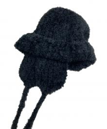 kijima takayuki（キジマタカユキ）の古着「POODLE FUR BIG BEANIE」｜ブラック