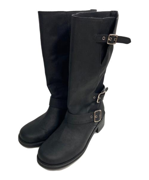 Didot.showroom（ディドットショールーム）Didot.showroom (ディドットショールーム) バイカーミドルブーツ ブラック サイズ:25の古着・服飾アイテム
