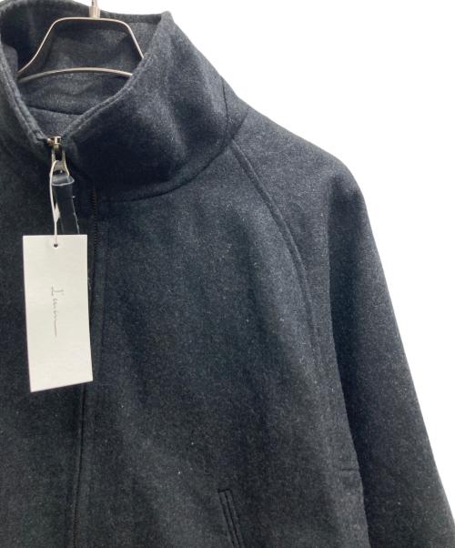 I'm in（アイムイン）I'm in (アイムイン) ハイネックウールショートブルゾン グレー サイズ:Lの古着・服飾アイテム