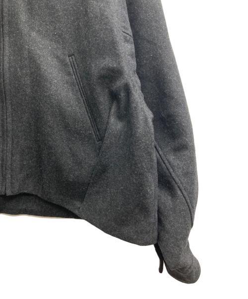 I'm in（アイムイン）I'm in (アイムイン) ハイネックウールショートブルゾン グレー サイズ:Lの古着・服飾アイテム