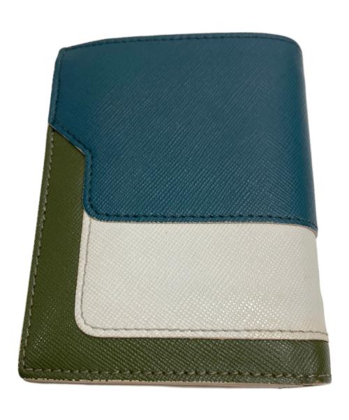 MARNI（マルニ）MARNI (マルニ) 2つ折り財布 グリーンの古着・服飾アイテム