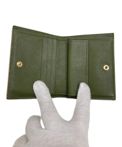 MARNI（マルニ）MARNI (マルニ) 2つ折り財布 グリーンの古着・服飾アイテム