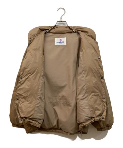 GEVACO（ゲバコ）GEVACO (ゲバコ) ノンステッチミドル中綿ジャケット ブラウン サイズ:	SIZE 38の古着・服飾アイテム