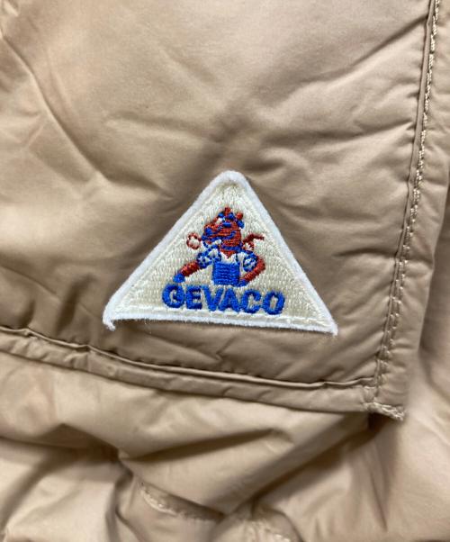 GEVACO（ゲバコ）GEVACO (ゲバコ) ノンステッチミドル中綿ジャケット ブラウン サイズ:	SIZE 38の古着・服飾アイテム