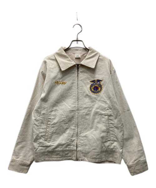 ALCARZA（アルカライザ）ALCARZA (アルカライザ) FFAジャケット アイボリー サイズ:Lの古着・服飾アイテム