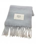 maison kitsuneメゾンキツネ）の古着「マフラー」｜ブルー