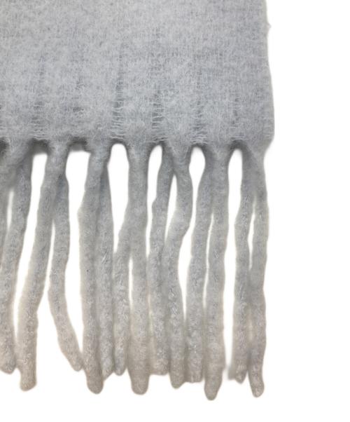 maison kitsune（メゾンキツネ）MAISON KITSUNE (メゾンキツネ) マフラー ブルーの古着・服飾アイテム