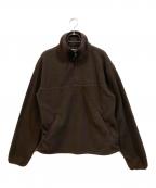 TODAYFULトゥデイフル）の古着「ハーフジップフリースプルオーバー」｜ブラウン