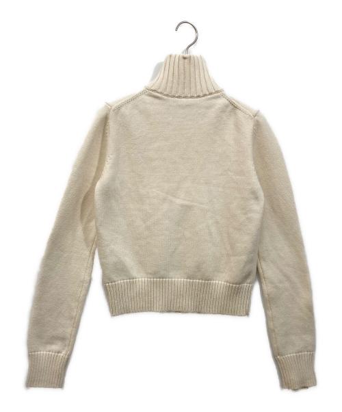 TODAYFUL（トゥデイフル）TODAYFUL (トゥデイフル) コンパクトジップニット アイボリー サイズ:Freeの古着・服飾アイテム