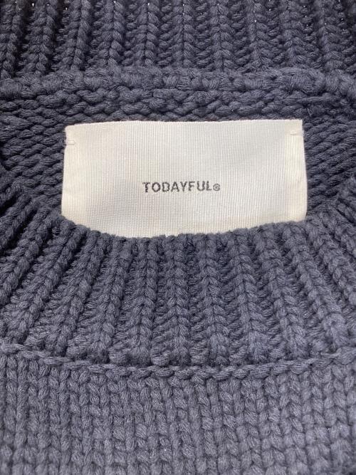 TODAYFUL（トゥデイフル）TODAYFUL (トゥデイフル) ラグランニット ブラック サイズ:FREEの古着・服飾アイテム