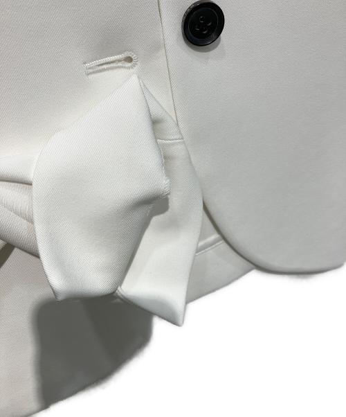 BEIGE（ベイジ）BEIGE (ベイジ) LUIZA / ノーカラージャケット　JKCWGS0701 ホワイト サイズ:4の古着・服飾アイテム