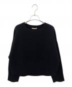 Plageプラージュ）の古着「viola short ニット」｜ブラック