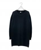 HERMESエルメス）の古着「Hモチーフニットワンピース」｜ブラック