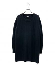 HERMES（エルメス）の古着「Hモチーフニットワンピース」｜ブラック