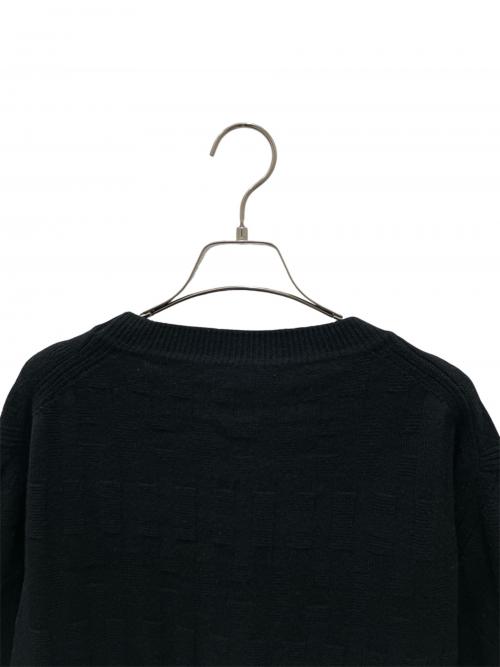 HERMES（エルメス）HERMES (エルメス) Hモチーフニットワンピース ブラック サイズ:36の古着・服飾アイテム