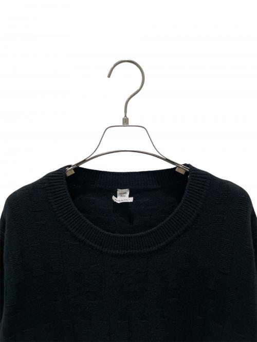 HERMES（エルメス）HERMES (エルメス) Hモチーフニットワンピース ブラック サイズ:36の古着・服飾アイテム