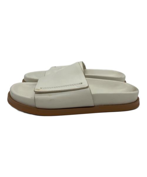 TODAYFUL（トゥデイフル）TODAYFUL (トゥデイフル) TODAYFUL Leather Slide Sandals ホワイト サイズ:不明の古着・服飾アイテム