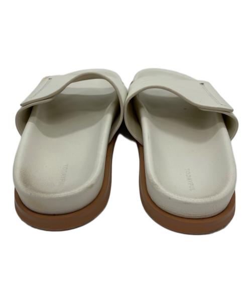 TODAYFUL（トゥデイフル）TODAYFUL (トゥデイフル) TODAYFUL Leather Slide Sandals ホワイト サイズ:不明の古着・服飾アイテム