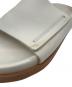 中古・古着 TODAYFUL (トゥデイフル) TODAYFUL Leather Slide Sandals ホワイト サイズ:不明：5000円