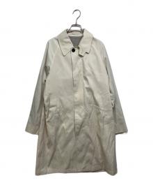 UNITED ARROWS（ユナイテッドアローズ）の古着「OLMETEX T/Cツイル バルカラーコート」｜アイボリー
