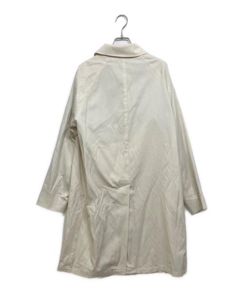 UNITED ARROWS（ユナイテッドアローズ）UNITED ARROWS (ユナイテッドアローズ) OLMETEX T/Cツイル バルカラーコート アイボリー サイズ:Sの古着・服飾アイテム