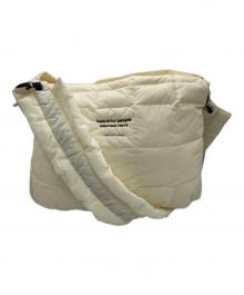 beautiful people×TAION（ビューティフルピープル×タイオン）の古着「down shoulder bag」｜ホワイト