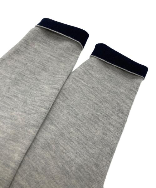 nagonstans（ナゴンスタンス）nagonstans (ナゴンスタンス) クルーネックニット グレー サイズ:SIZE Mの古着・服飾アイテム