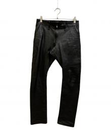 thee old circus（ジオールドサーカス）の古着「レザーパンツ」｜ブラック