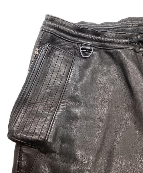 ripvanwinkle（リップヴァンウィンクル）ripvanwinkle (リップヴァンウィンクル) Motorcycle Leather pants ブラック サイズ:Mの古着・服飾アイテム