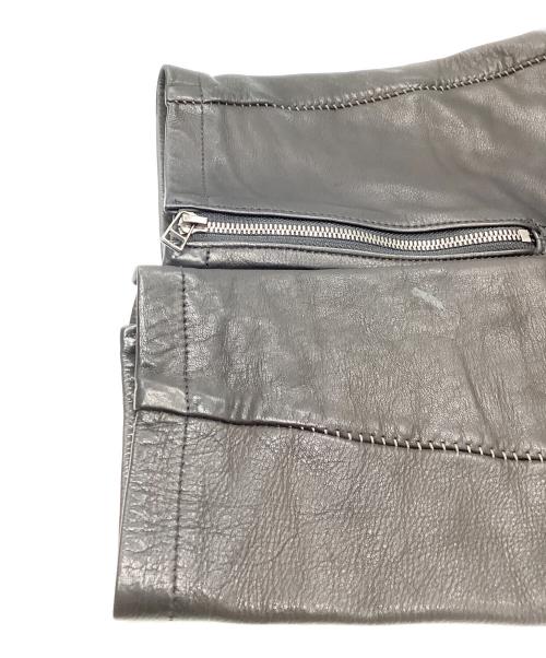 ripvanwinkle（リップヴァンウィンクル）ripvanwinkle (リップヴァンウィンクル) Motorcycle Leather pants ブラック サイズ:Mの古着・服飾アイテム
