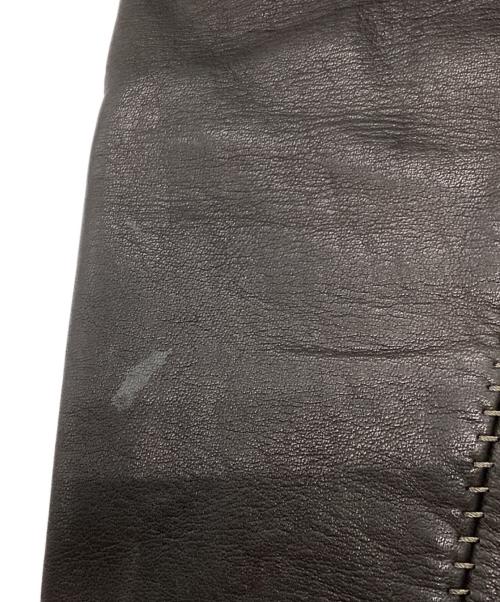 ripvanwinkle（リップヴァンウィンクル）ripvanwinkle (リップヴァンウィンクル) Motorcycle Leather pants ブラック サイズ:Mの古着・服飾アイテム