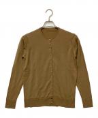 MUSE de Deuxieme Classeミューズ ドゥーズィエム クラス）の古着「FF30 クルーネック カーディガン」｜ブラウン